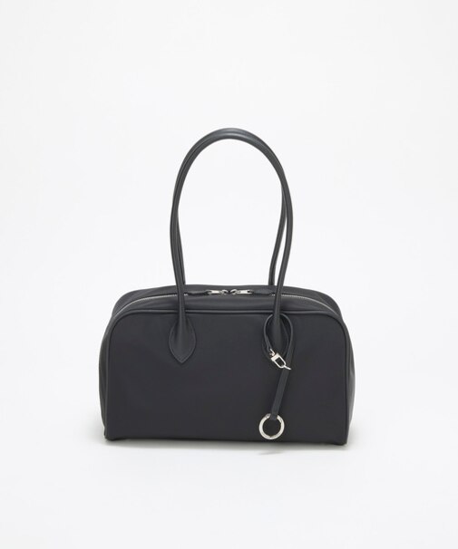 【Breath TOPKAPI】PRIM プリム ナイロン ロングハンドル ミニ ボストン トートバッグ チャーム付き