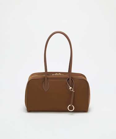 【Breath TOPKAPI】PRIM プリム ナイロン ロングハンドル ミニ ボストン トートバッグ チャーム付き