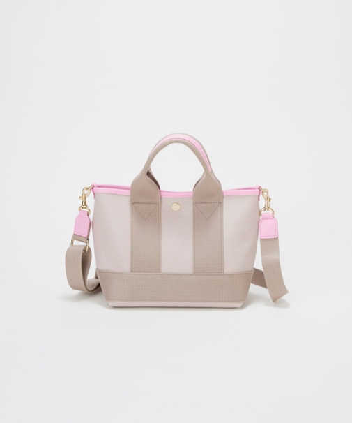 【Breath TOPKAPI】【26SS新色】SCOTCH GRAIN スコッチグレイン ネオレザー ミニ トートバッグ SS（ショルダー付き）