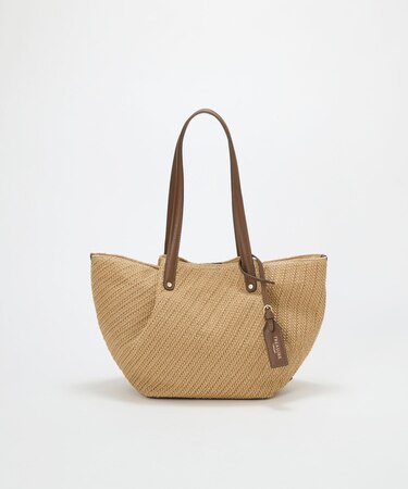 【TREASURE TOPKAPI】ロングハンドル タック カゴバッグ