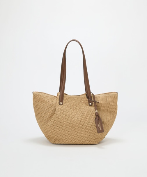 【TREASURE TOPKAPI】ロングハンドル タック カゴバッグ