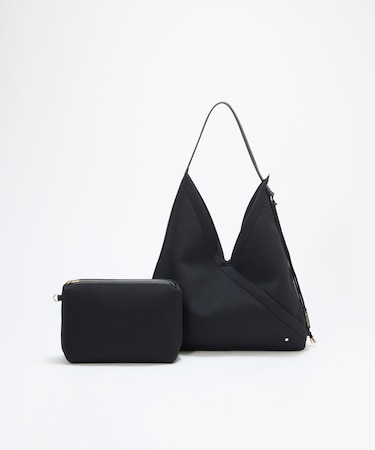 【TREASURE TOPKAPI】ネオプレン 2way ワンハンドル ショルダーバッグ ポーチ付き