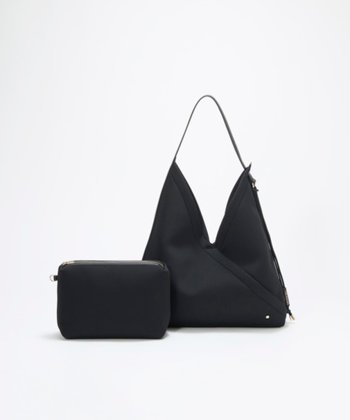 【TREASURE TOPKAPI】ネオプレン 2way ワンハンドル ショルダーバッグ ポーチ付き