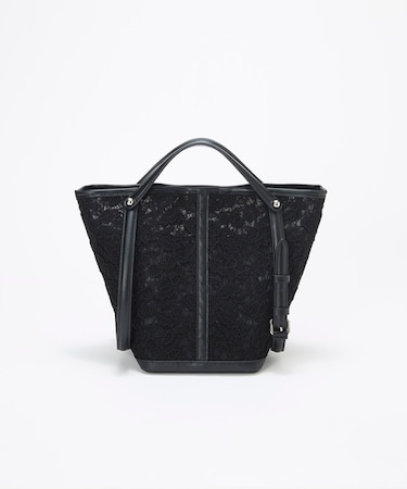 【TREASURE TOPKAPI】2way チェンジング トートバッグ レース/レオパード