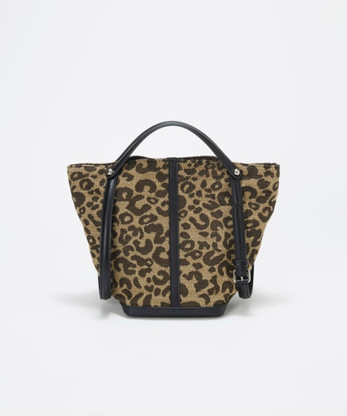 【TREASURE TOPKAPI】2way チェンジング トートバッグ レース/レオパード