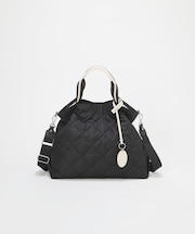 【TREASURE TOPKAPI】ストライプハンドル キルティング 2way トートバッグ A4対応 / 軽量