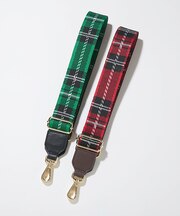 【Breath TOPKAPI】38mm チェックテープショルダー ベルト