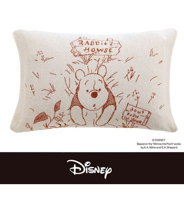 [Disney] のびのびピロケース/くまのプーさん 63×43～70×50対応ｃｍ
