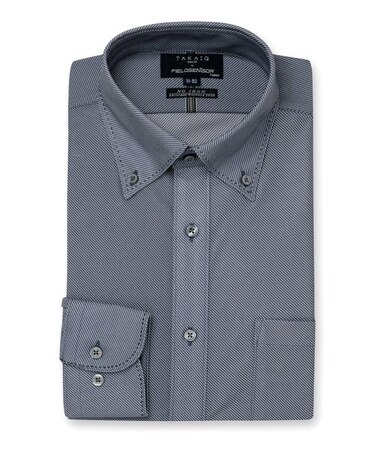 タカキュー フィールドセンサー/FIELDSENSOR ボタンダウン ビジネスドレス長袖ニットシャツ