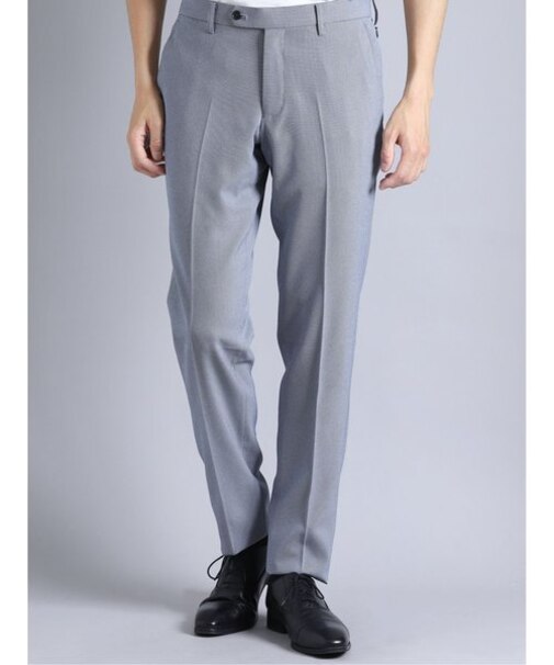 タカキュー トラベスト/TRABEST ノータックスラックス バーズアイ青