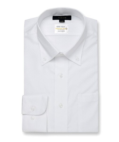 タカキュー 形態安定 吸水速乾 ボタンダウン ビジネスドレス長袖シャツ