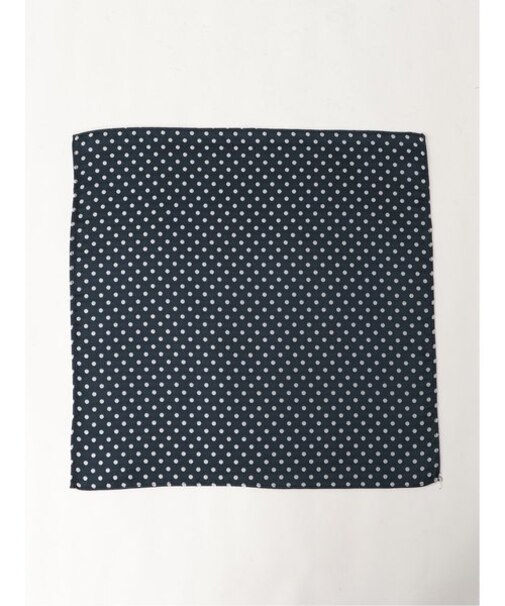 タカキュー シルク ドット柄チーフ