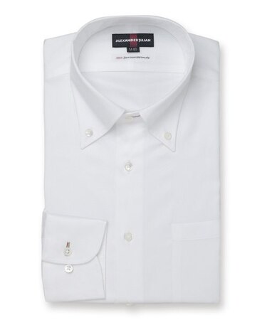 アレキサンダージュリアン 超長綿120双糸 ボタンダウン ビジネスドレス長袖シャツ