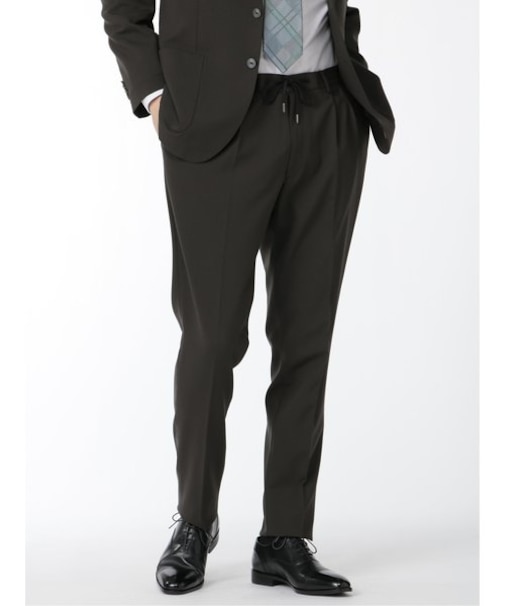 アレキサンダージュリアン コーデュラナイロン混 セットアップ 2タックパンツ