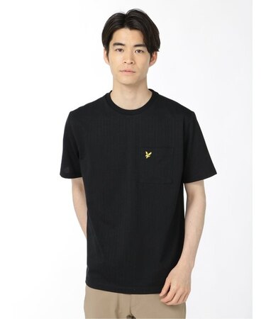 ライル&スコット/LYLE&SCOTT ブライトストライプ クルーネック半袖Tシャツ