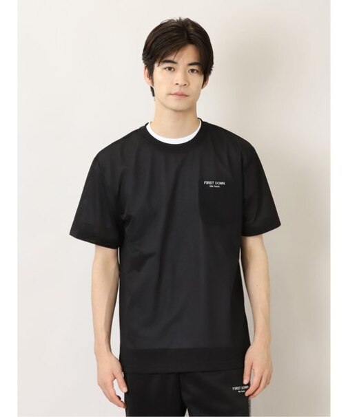 【WEB限定】ファーストダウン/FIRST DOWN 超軽量 鹿の子 半袖Tシャツ