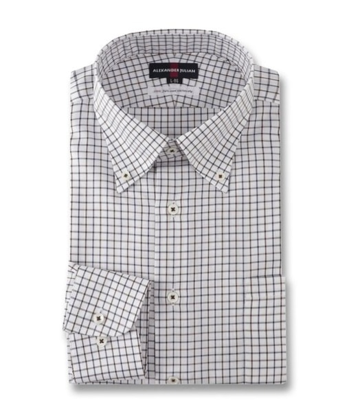 アレキサンダージュリアン 超長綿120双糸 ボタンダウン ビジネスドレス長袖シャツ