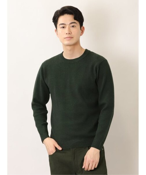 タカキュー クロスストレッチ クルーネックニット