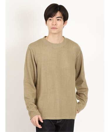 タカキュー 針抜ダブルフェイス クルーネックニットソー