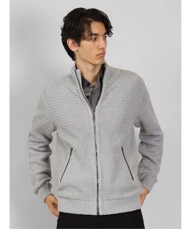 レノマ オム コットン ドライバーズニット