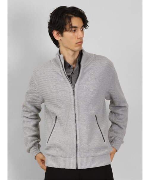 レノマ オム コットン ドライバーズニット