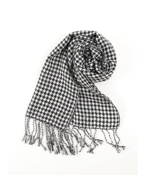 タカキュー グレンチェック&チドリ マフラー