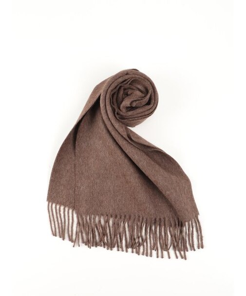 アレキサンダージュリアン ペルー製 アルパカマフラー 無染色無地