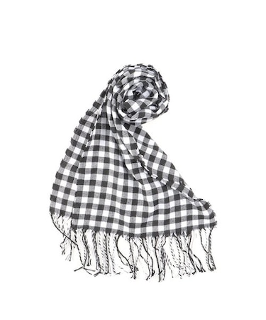 タカキュー ギンガムチェック マフラー