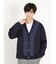 SOFT CUSHION 異素材切替 Vネックカーディガン