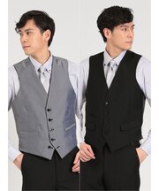 フォーマル リバーシブルベスト