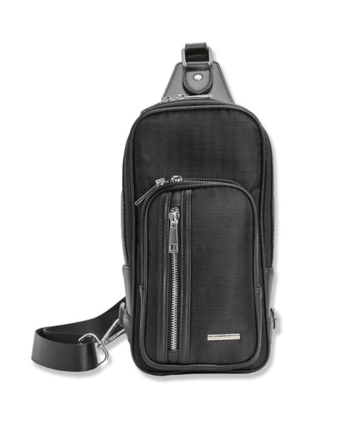 ヘリンボン ボディバッグ