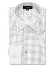 形態安定 吸水速乾 スタンダードフィット ボタンダウン長袖シャツ