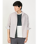 TechLinen スタンドカラー 7分袖シャツ