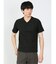 リンクスジャガード Vネック半袖Tシャツ