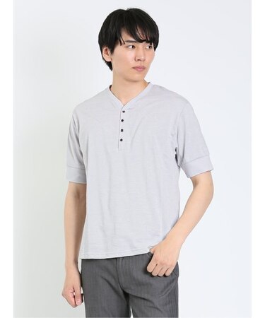 カモジャガード Yヘンリー半袖Tシャツ