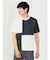 異素材切替 クルーネック半袖Ｔシャツ