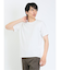 ふくれジャガード チェック柄 クルーネック半袖Ｔシャツ