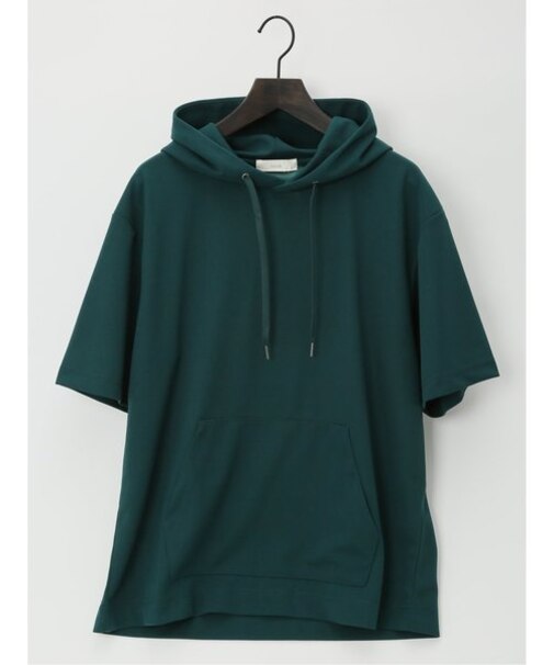 クウ/KU 梨地 半袖Tパーカー