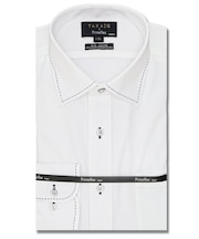 プライムフレックス スタンダードフィット ワイドカラー長袖ニットシャツ 