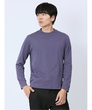 【DRESS T-SHIRT】超長綿 クルーネック長袖Tシャツ