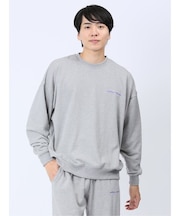 【WEB限定】ミンズクローゼット/mihns closet ロゴ クルートレーナー(セットアップ可能)