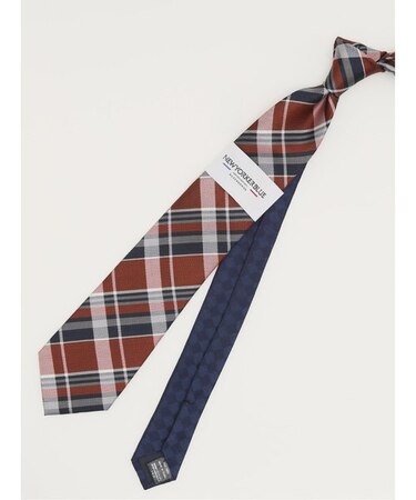 ニューヨーカーブルー/NEWYORKER BLUE シルクレギュラータイ 8.0cm幅