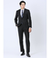 【WEB限定】ストレッチ スリムフィット 2ボタン2ピーススーツ 無地