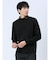 ダンボールニット モックネック長袖Tシャツ