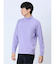 ダンボールニット モックネック長袖Tシャツ