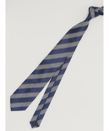 エコウォッシャブル ストライプ柄 レギュラータイ 8.0cm幅