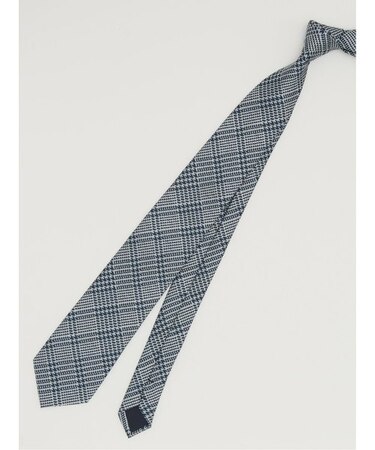 エコペット/ECO PET チェック柄 レギュラータイ 8.0cm幅