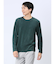 ジャガードモール クルーネック長袖Ｔシャツ