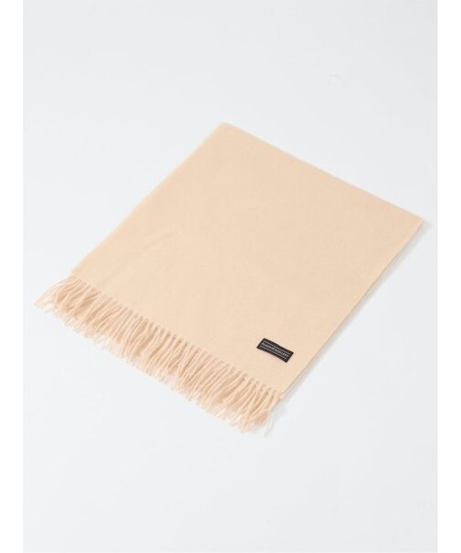 カシミヤ100% 無地マフラー