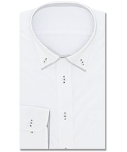 形態安定 吸水速乾 スタンダードフィット ボタンダウン長袖シャツ